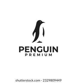 Penguin Logo Design Concept Vector Illustration Symbol Icon