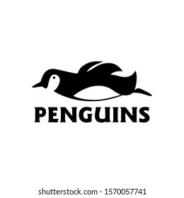 Penguin Logo design vector template