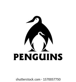 Penguin Logo design vector template
