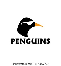 Penguin Logo design vector template