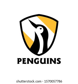 Penguin Logo design vector template
