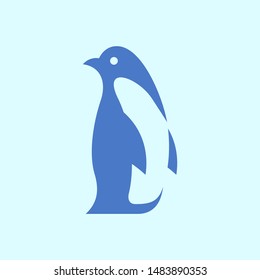 Penguin logo. Icon design. Template elements