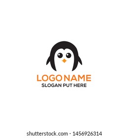 Penguin logo identity design template