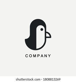 diseño de lineares con el logo pingüino