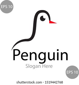 Penguin logo is a simple logo, compatible for any company.