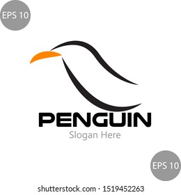 Penguin logo is a simple logo, compatible for any company.