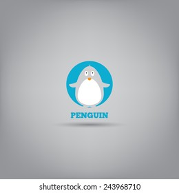 Penguin logo template