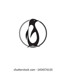 Penguin Logo Template vector icon illustration design