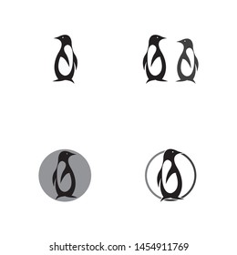 Penguin Logo Template vector icon illustration design