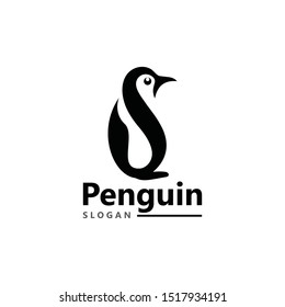 Penguin Logo Template vector icon illustration design