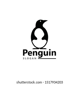 Penguin Logo Template vector icon illustration design