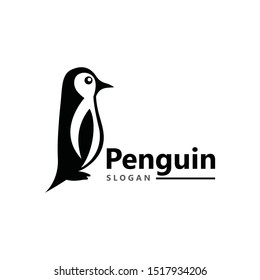 Penguin Logo Template vector icon illustration design