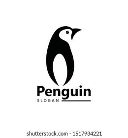 Penguin Logo Template vector icon illustration design