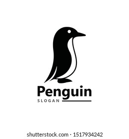 Penguin Logo Template vector icon illustration design