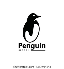 Penguin Logo Template vector icon illustration design