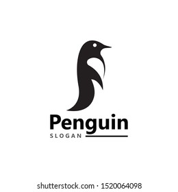 Penguin Logo Template vector icon illustration design
