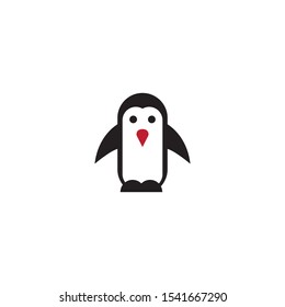 Penguin logo template vector icon design