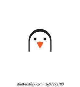 Penguin logo template vector icon design