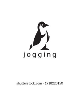 Penguin logo unique creative abstract abstract template vector design illustration
