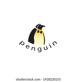 Penguin logo unique creative abstract abstract template vector design illustration