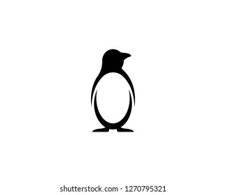 penguin logo vector icon illustration design 