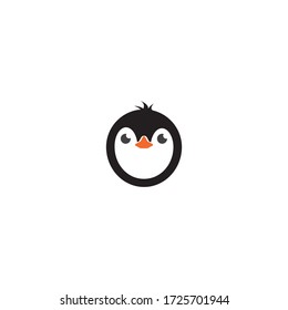 penguin logo vector icon illustration design 