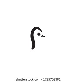 penguin logo vector icon illustration design 