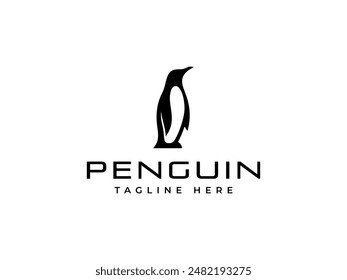 penguin logo vector illustration. modern penguin logo template