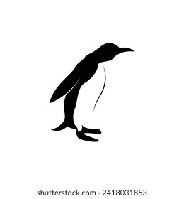 penguin logo vector illustration template design