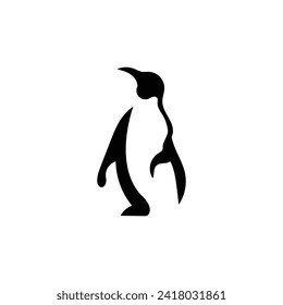 penguin logo vector illustration template design