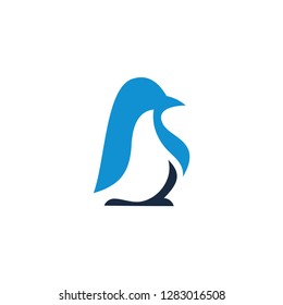 penguin logo vector template