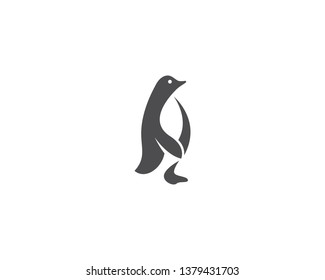 Penguin logo vector template