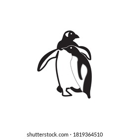 Penguin logo vector template illustration