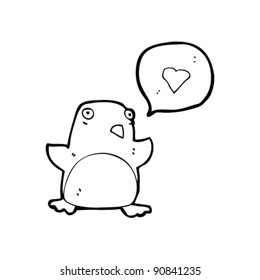 penguin with love heart cartoon penguin with love heart cartoon