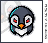 penguin mascot. esport logo design