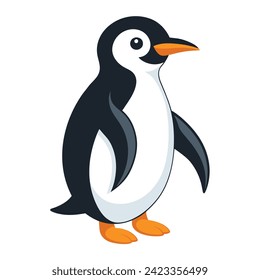 penguin on a white background