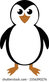 penguin on a white isolated background