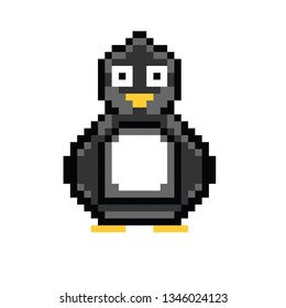 penguin pixel art