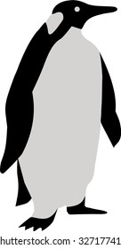 Penguin real silhouette