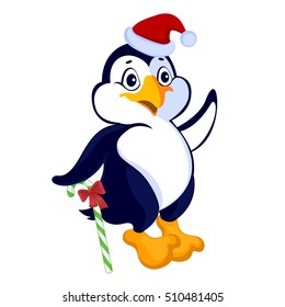 Penguin in a Santa hat is based on the Christmas candy