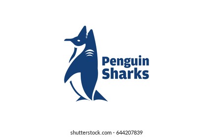 Penguin Sharks Logo
