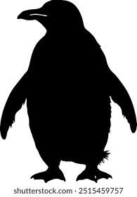 Penguin silhouette, Black and White