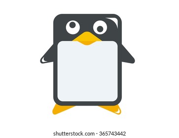 penguin simple illustration