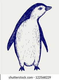 Penguin sketch