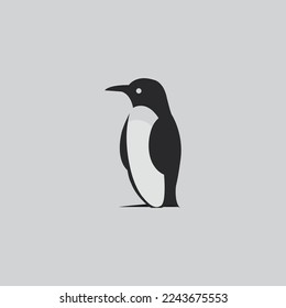 Pinguin-Design-Vorlage für das ständige Logo