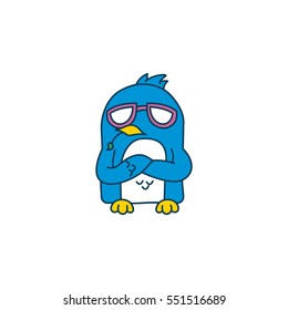 Penguin sticker set