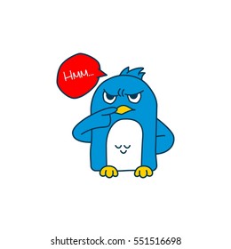 Penguin sticker set