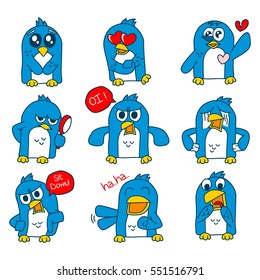 Penguin Sticker Set