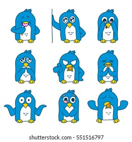 Penguin Sticker Set