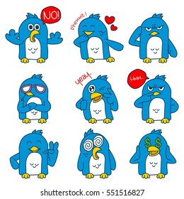 Penguin Sticker Set